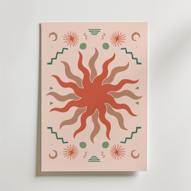 Solar Bloom Poster