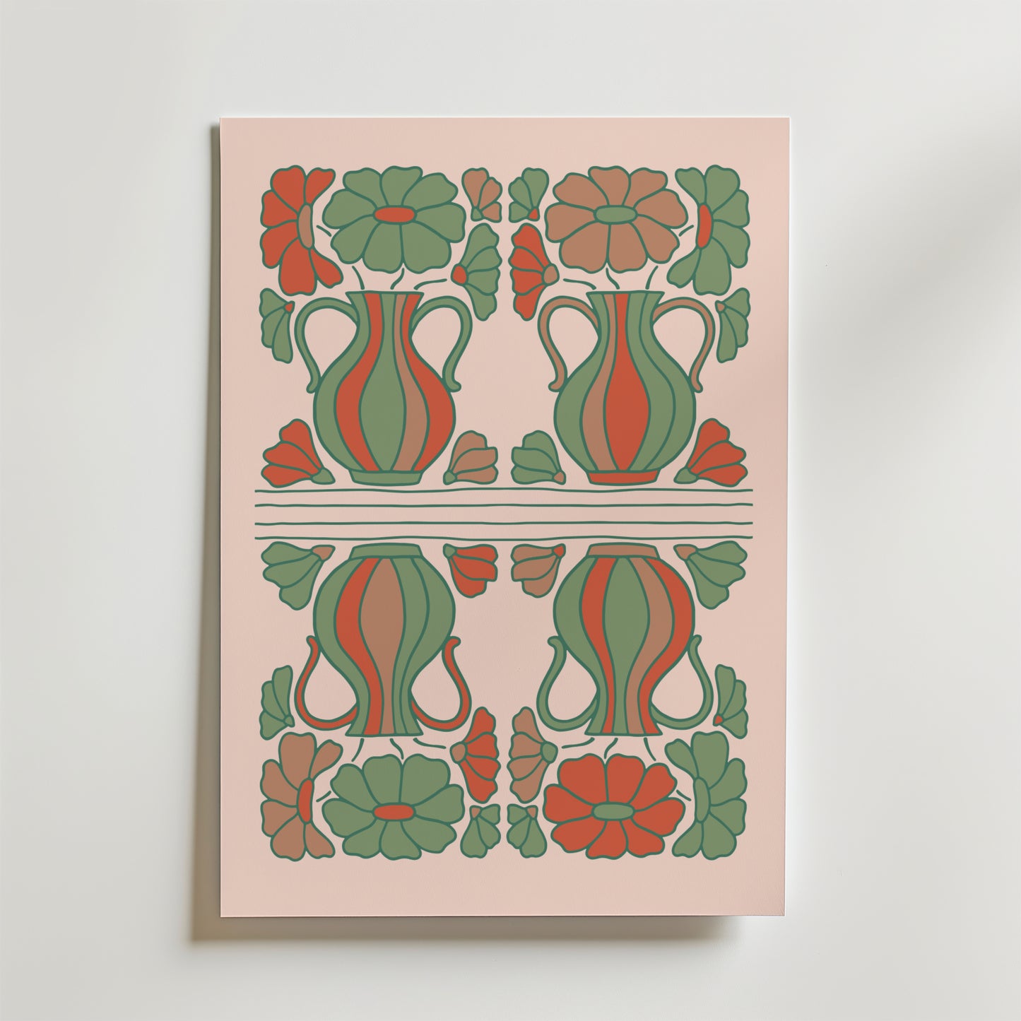 Folk Bloom Poster
