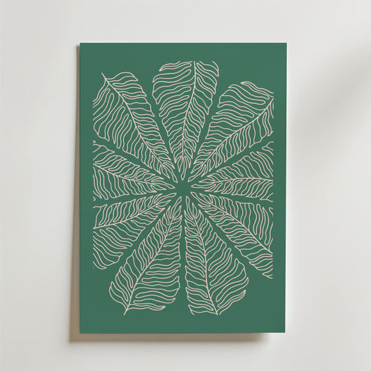Palm Wheel Poster