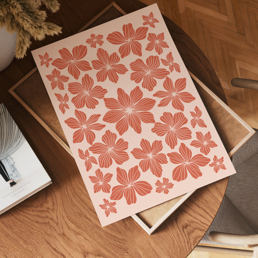 Blossom Grid Poster