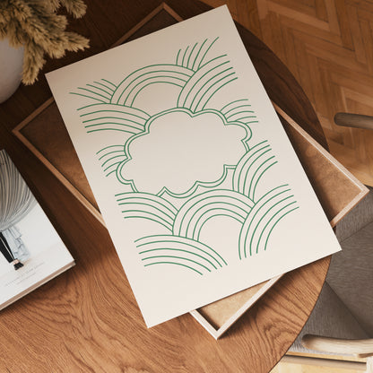 Green Cloud Harmony Poster