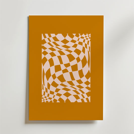 Amber Drift Poster