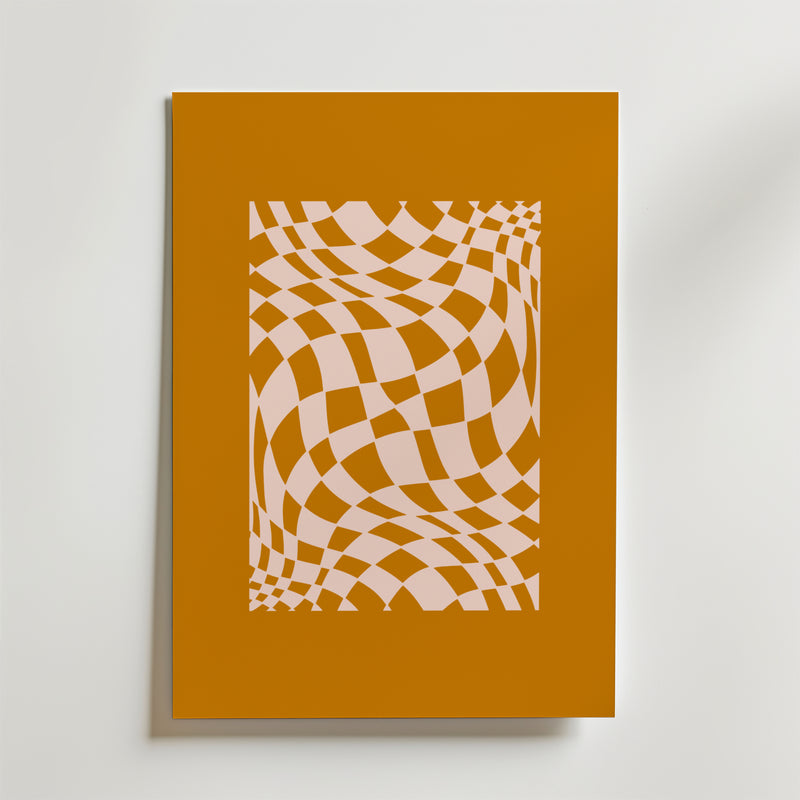 Amber Drift Poster