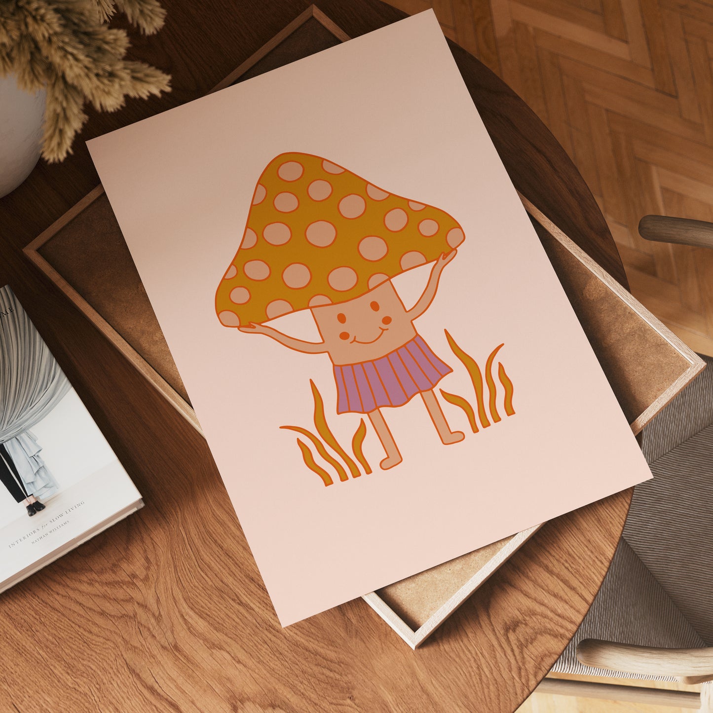 Mushroom Kid Poster