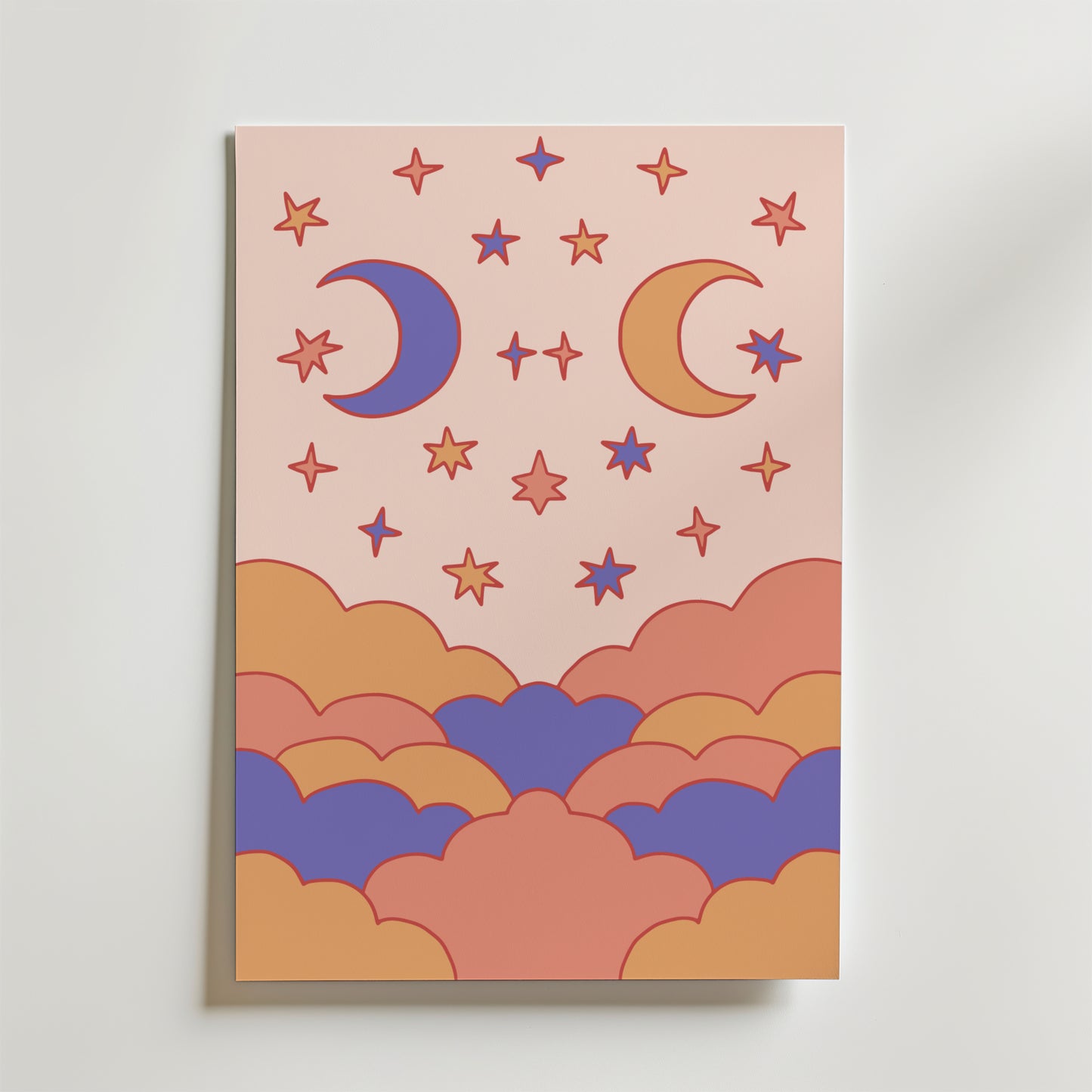 Moon & Magic Skies Poster