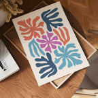 Abstract Coral Garden Poster