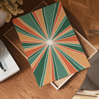 Retro Starburst Pattern Poster