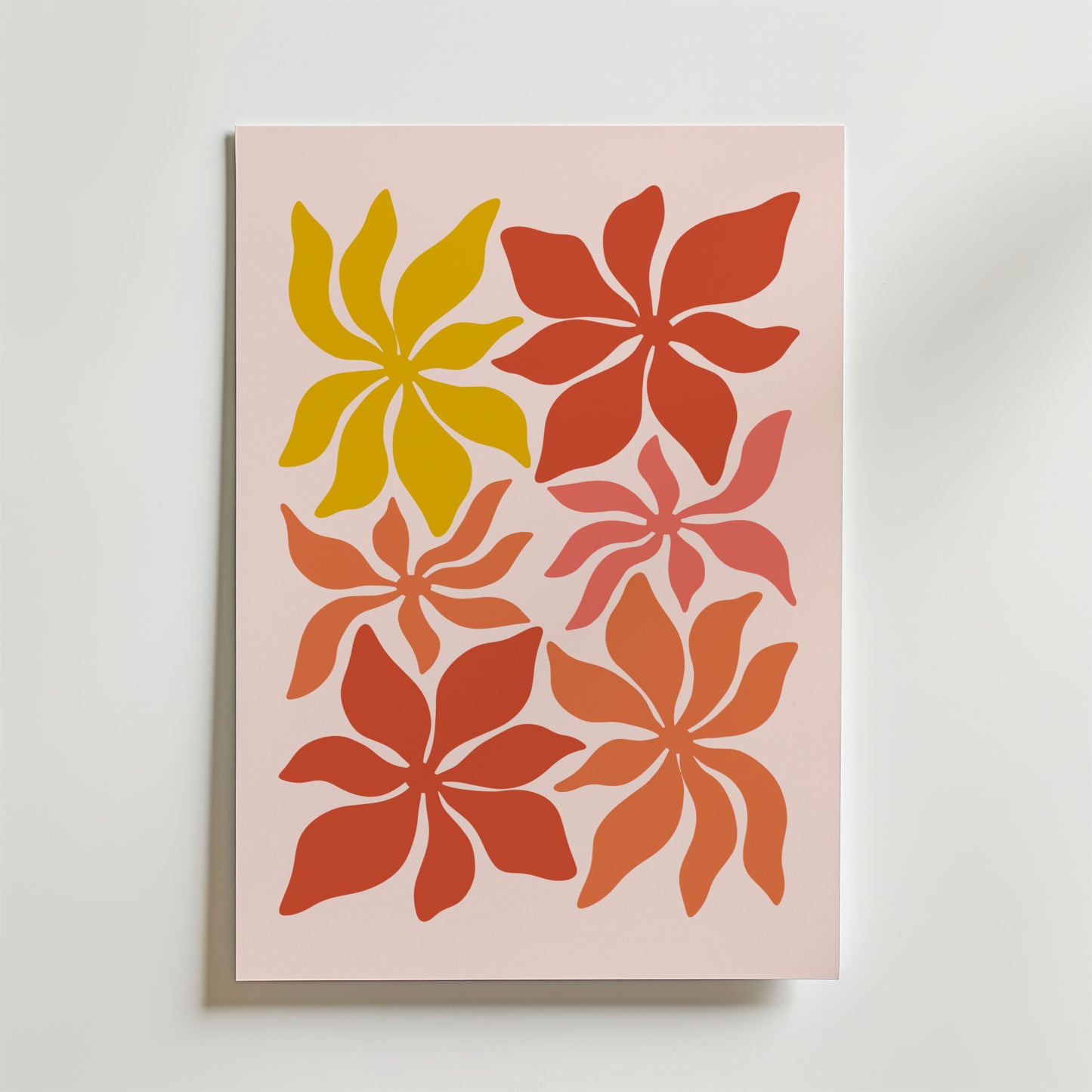 Sunset Petals Poster