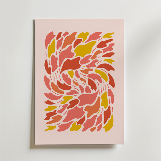 Whirl of Petals Poster