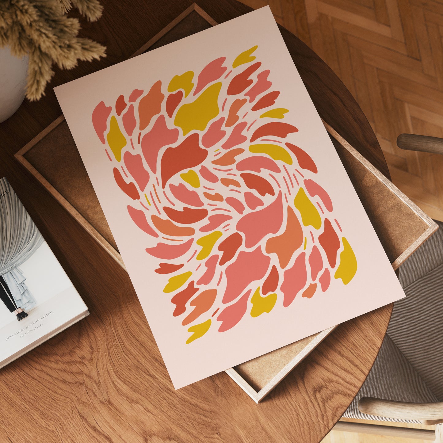 Whirl of Petals Poster
