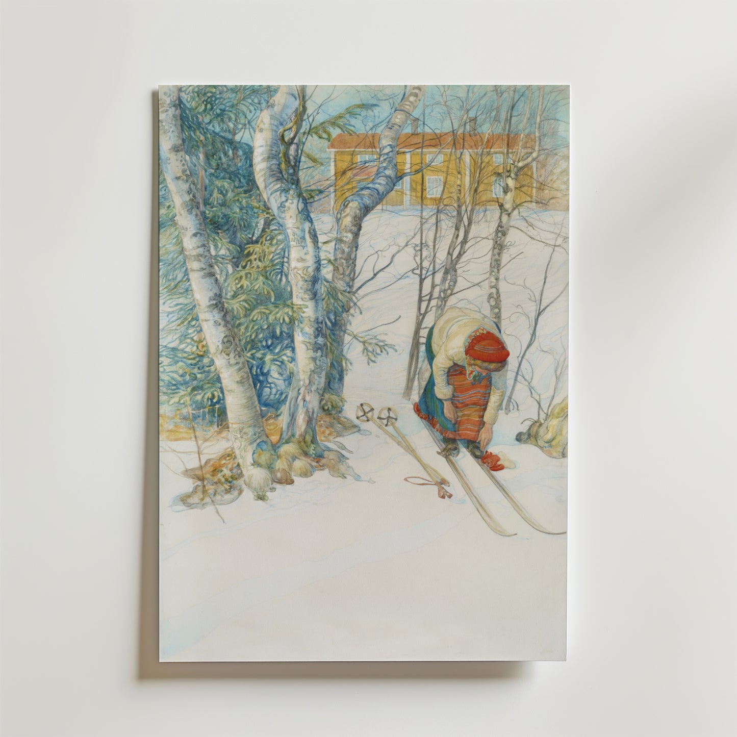 Carl Larsson Skidloperskan Poster