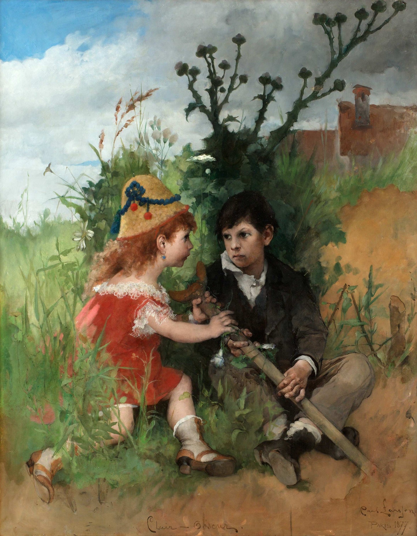 Carl Larsson Clair Obscur Poster