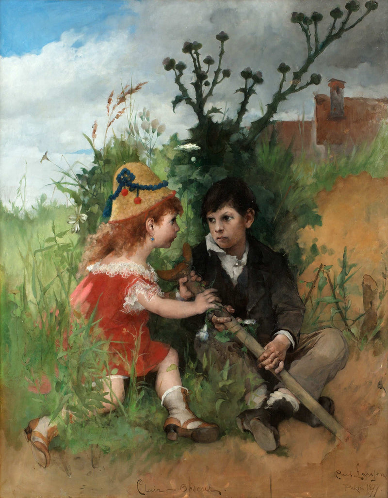 Carl Larsson Clair Obscur Poster