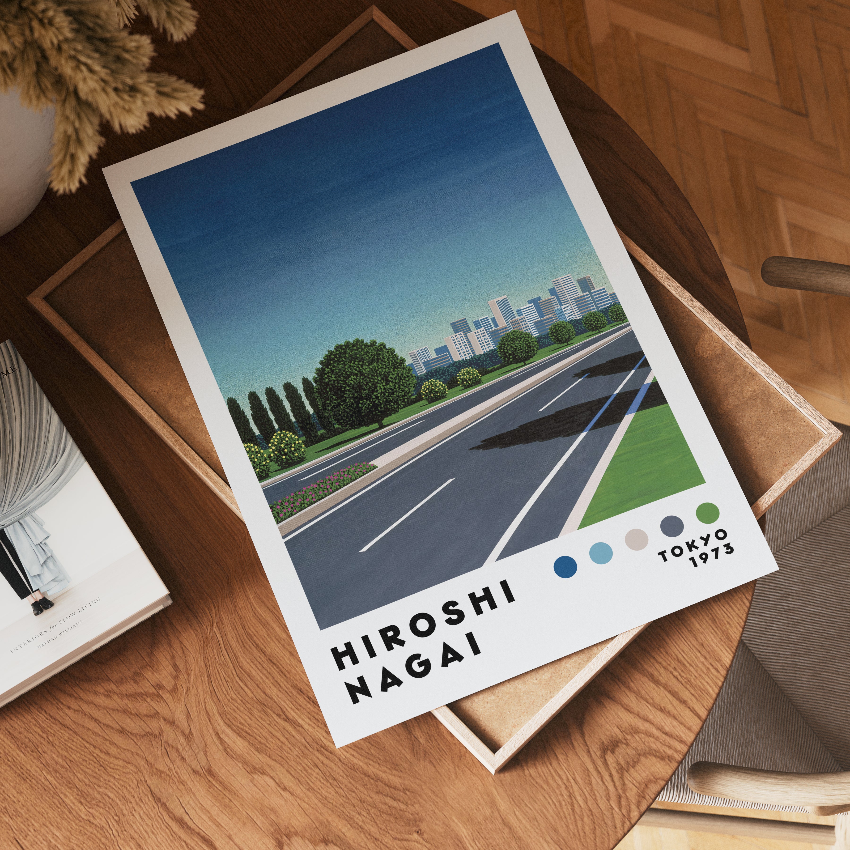 Hiroshi Nagai City Driveway Poster