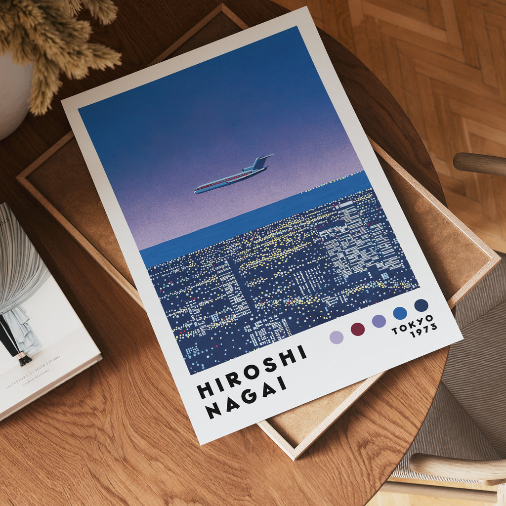 Hiroshi Nagai Twilight Flight Poster