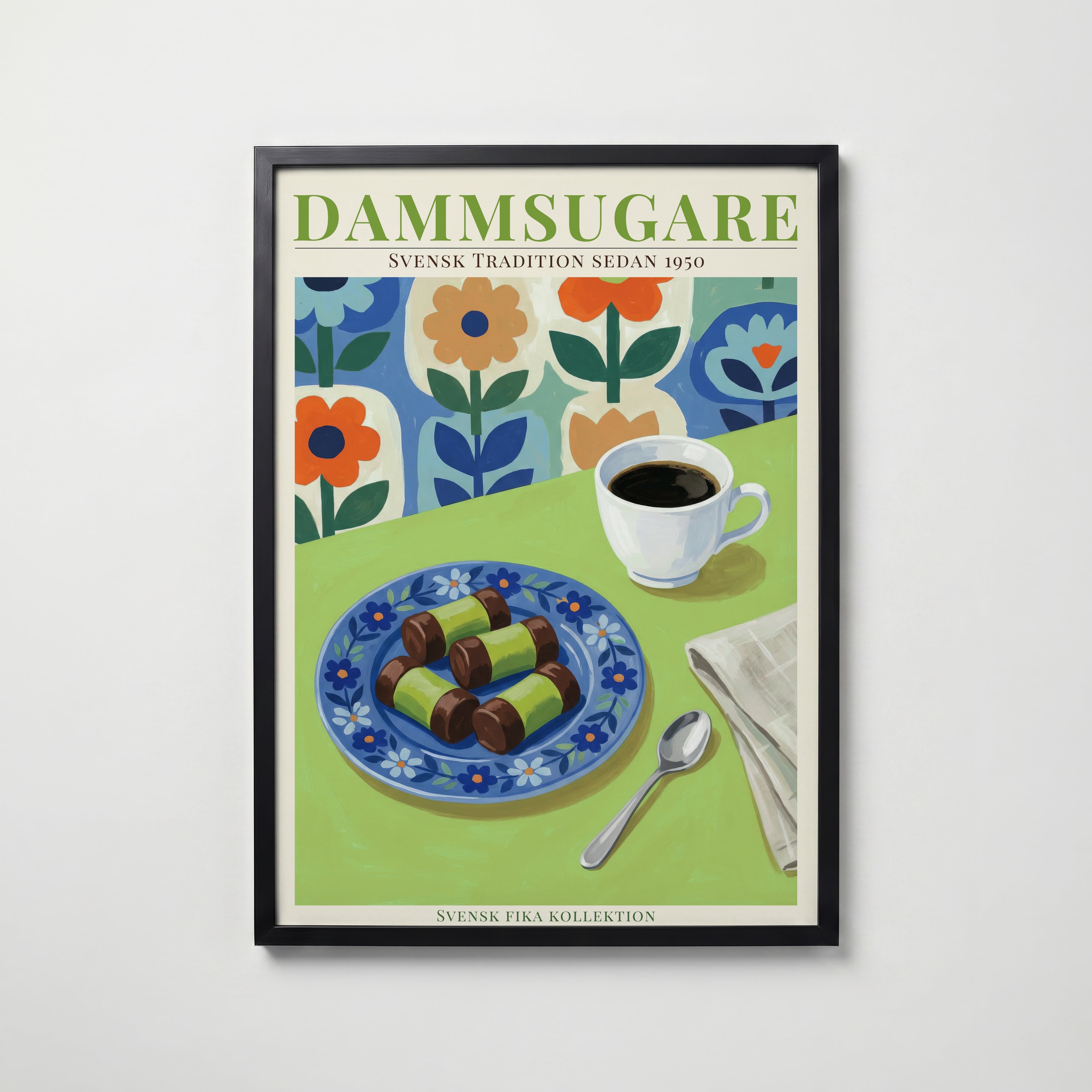 Dammsugare (Punchrulle) Poster – köp affisch till hemmet – Bozetto väggdekoration