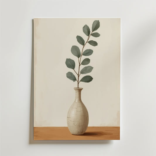 Ceramic Crackle Vase Poster