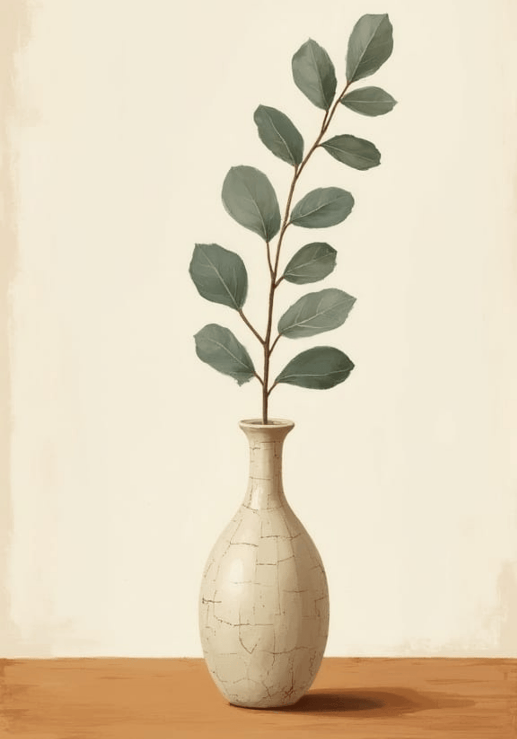 Ceramic Crackle Vase Poster