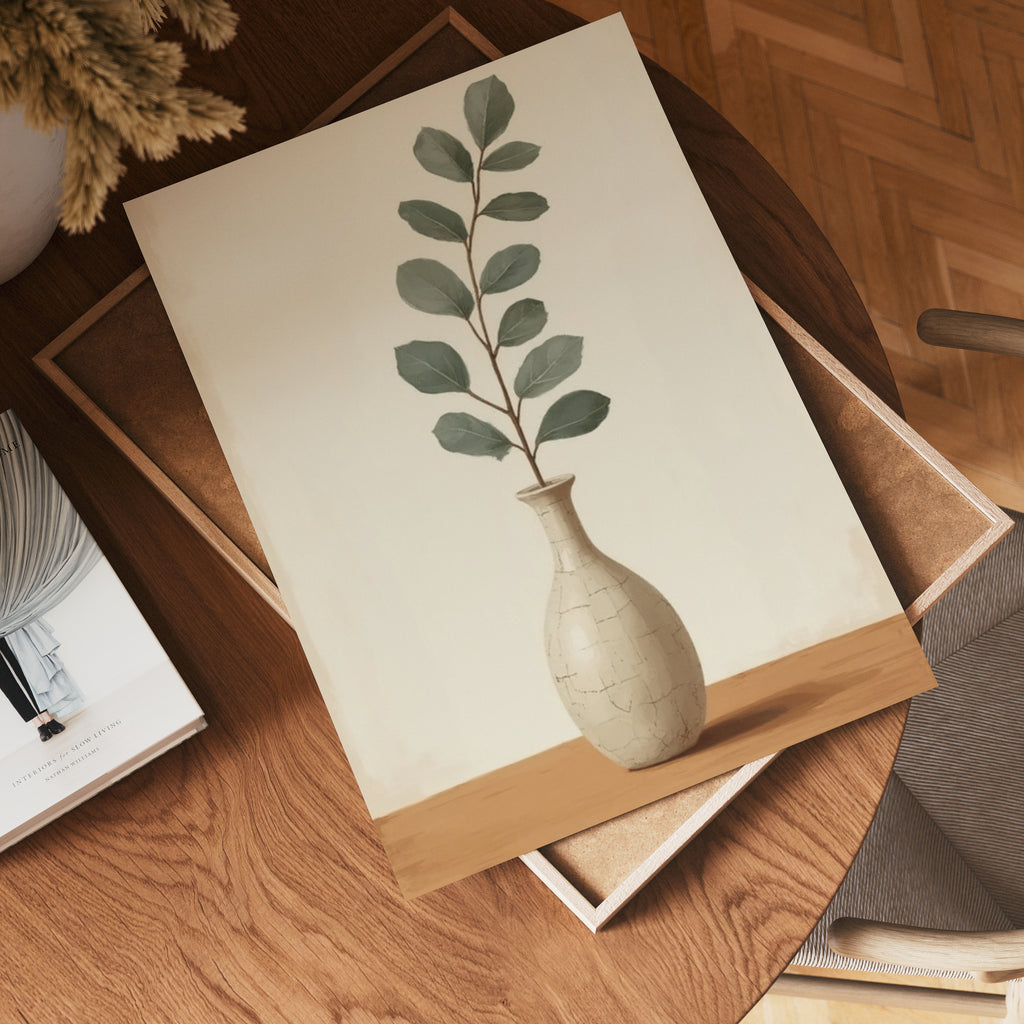 Ceramic Crackle Vase Poster