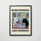 Espresso Therapy Poster – köp affisch till hemmet – Bozetto väggdekoration