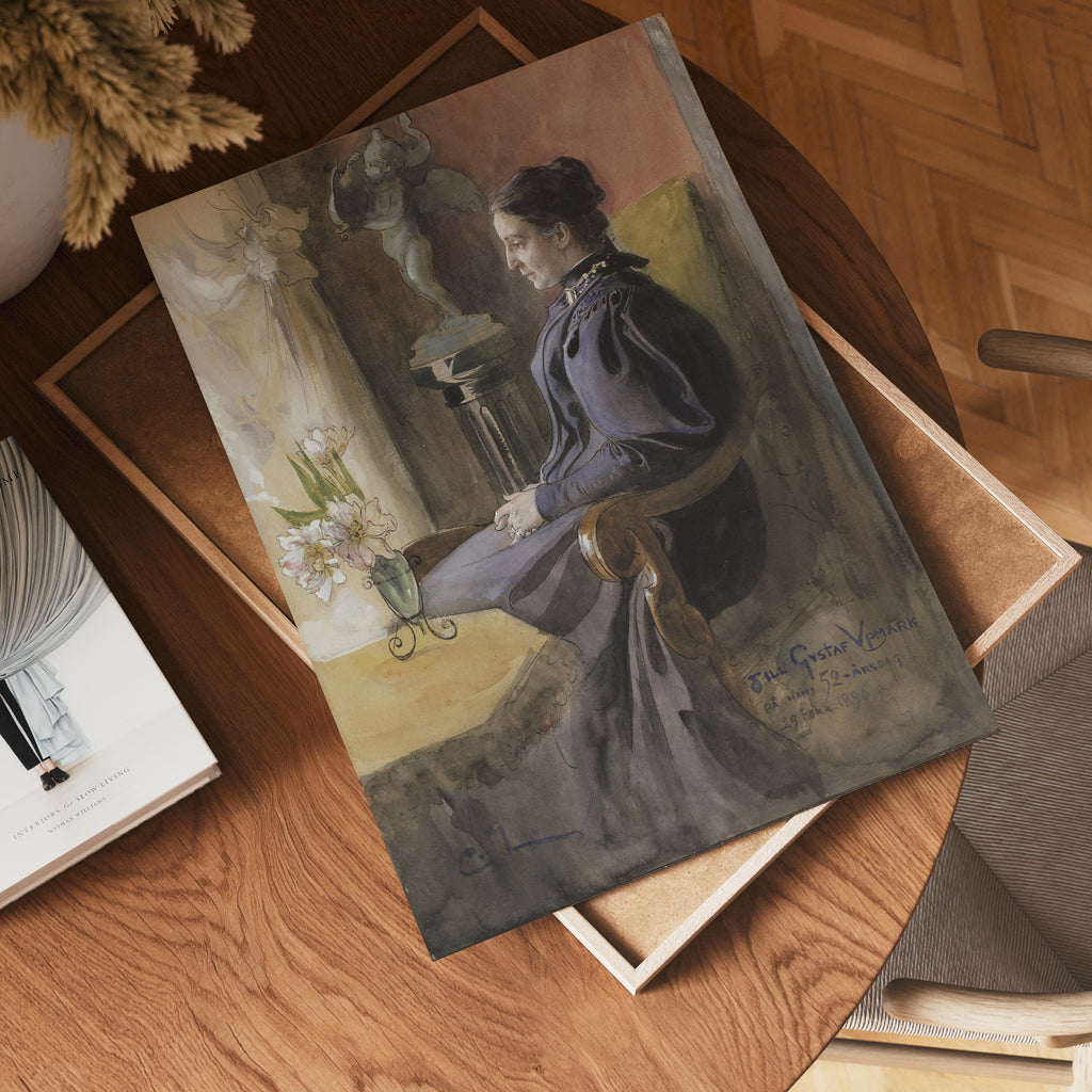 Carl Larsson Eva Upmark Poster