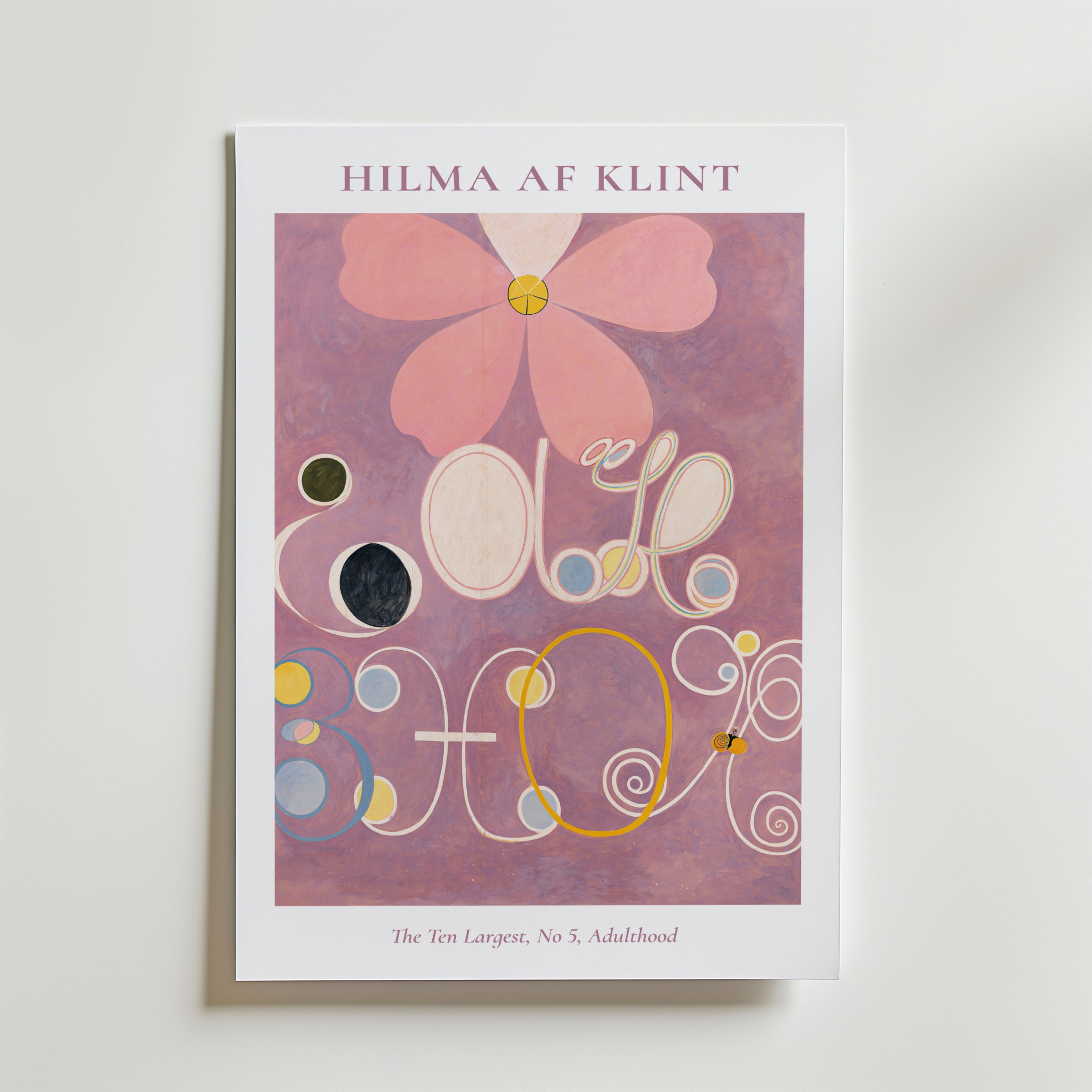 Hilma af Klint The Ten Largest No. 5 Adulthood Poster