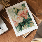 Fleurs En Mouvement Luxe Poster – poster väggdekoration inredning – Affischer hos Bozetto