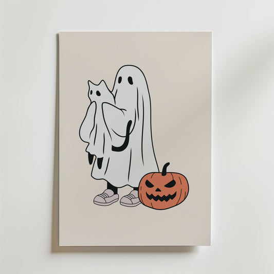 Ghostly Friends Poster