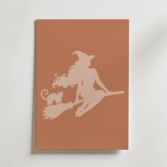 Autumn Witch Poster
