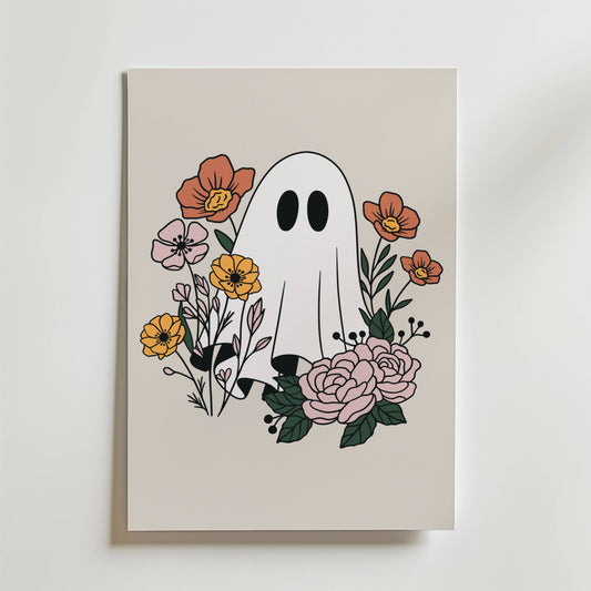 Blooming Ghost Poster