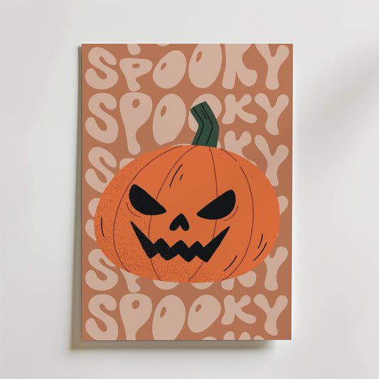 Pumpkin Grin Poster