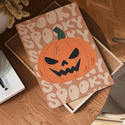 Pumpkin Grin Poster