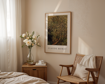 Claude Monet Apple Tree Poster
