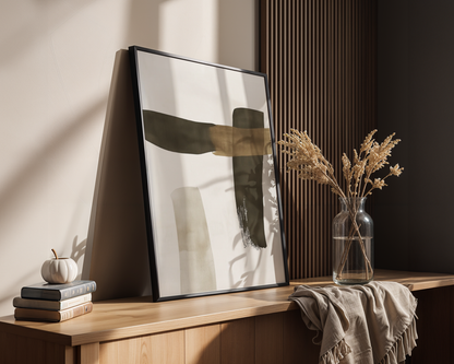 Bold Brushstrokes Poster