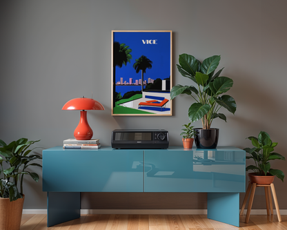 Miami Vice Hiroshi Poster