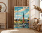 Stockholm Reflections Poster