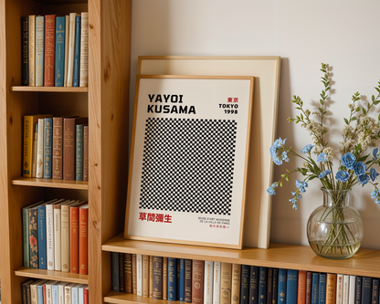 Yayoi Kusama Abstract Dots Poster