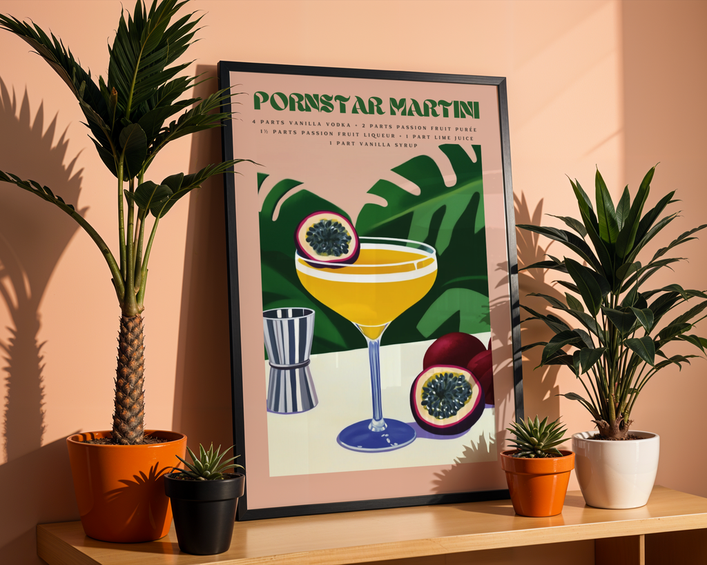 Pornstar Martini Drink Poster