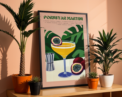 Pornstar Martini Drink Poster