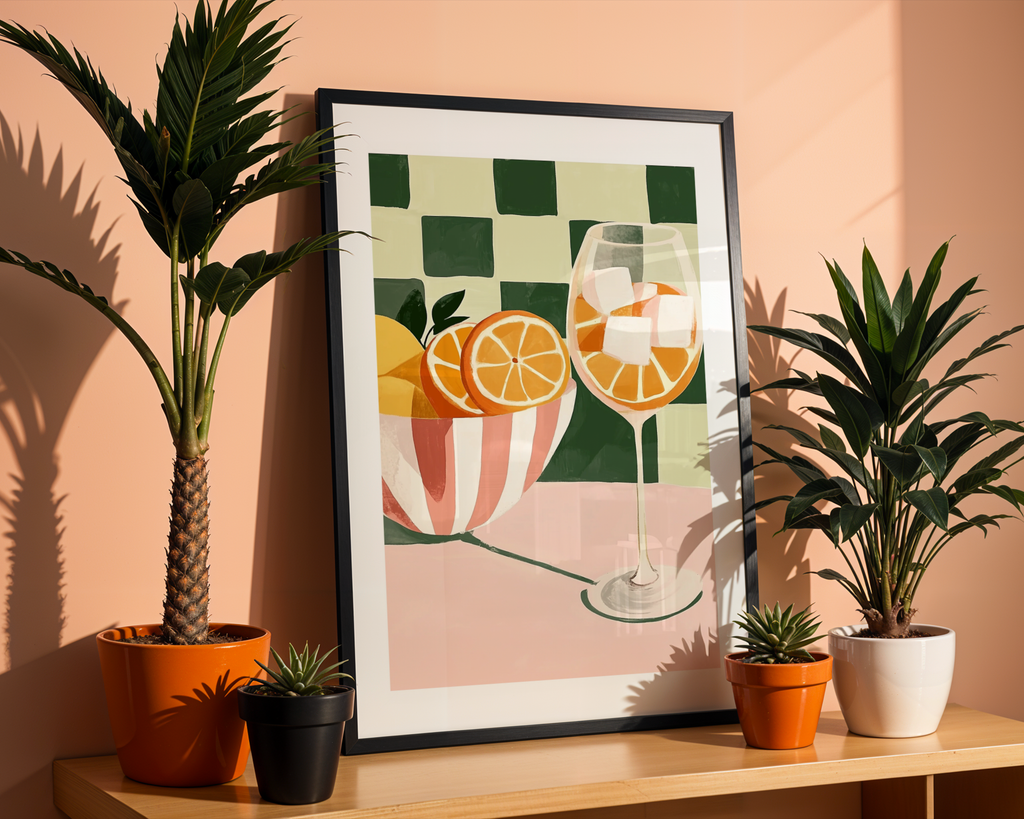 Tropical Charm Drink Poster