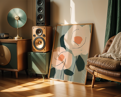 Red Tulip Delight Poster