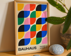 Bauhaus Leaf Poster
