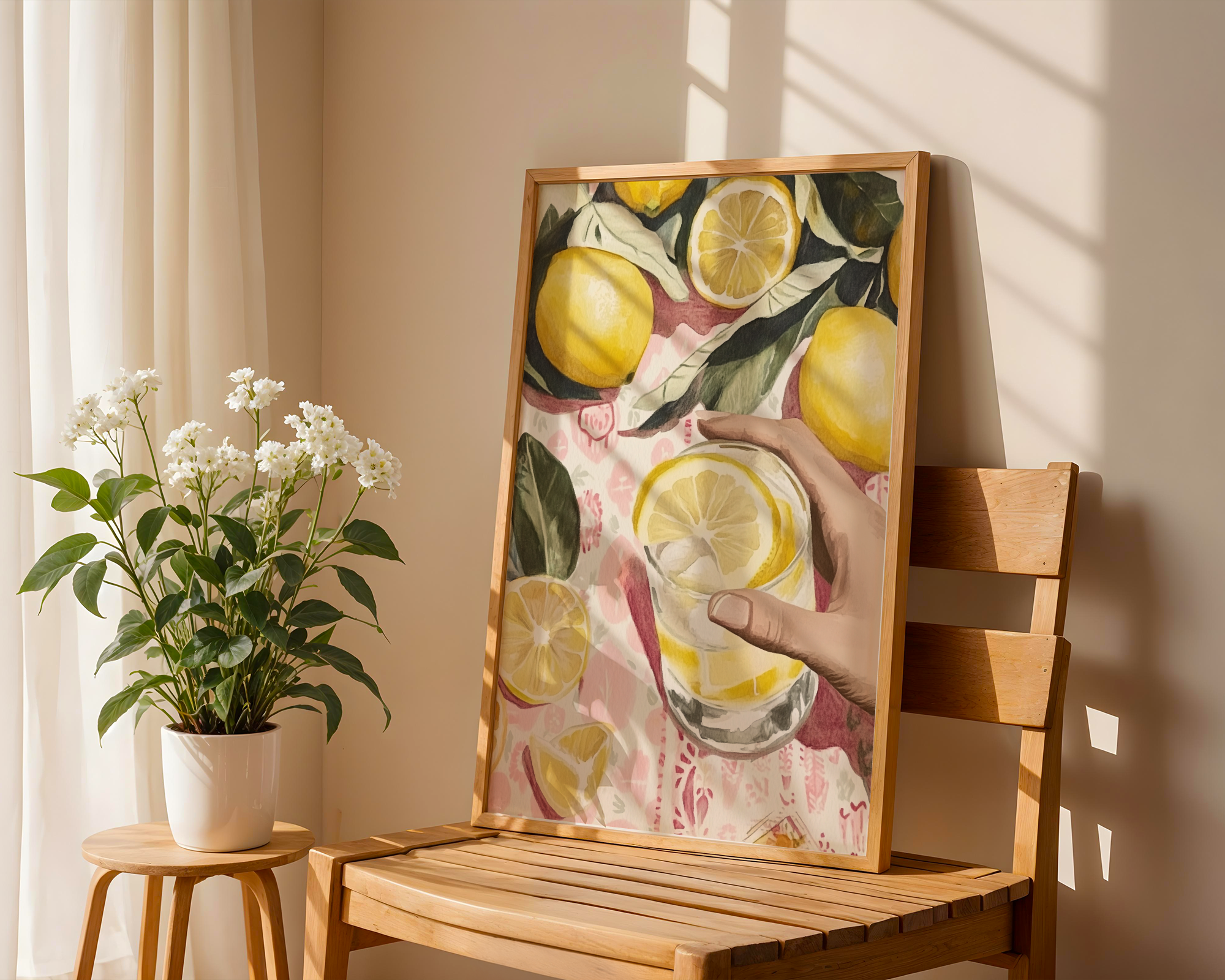 Lemon Delight Drink Poster