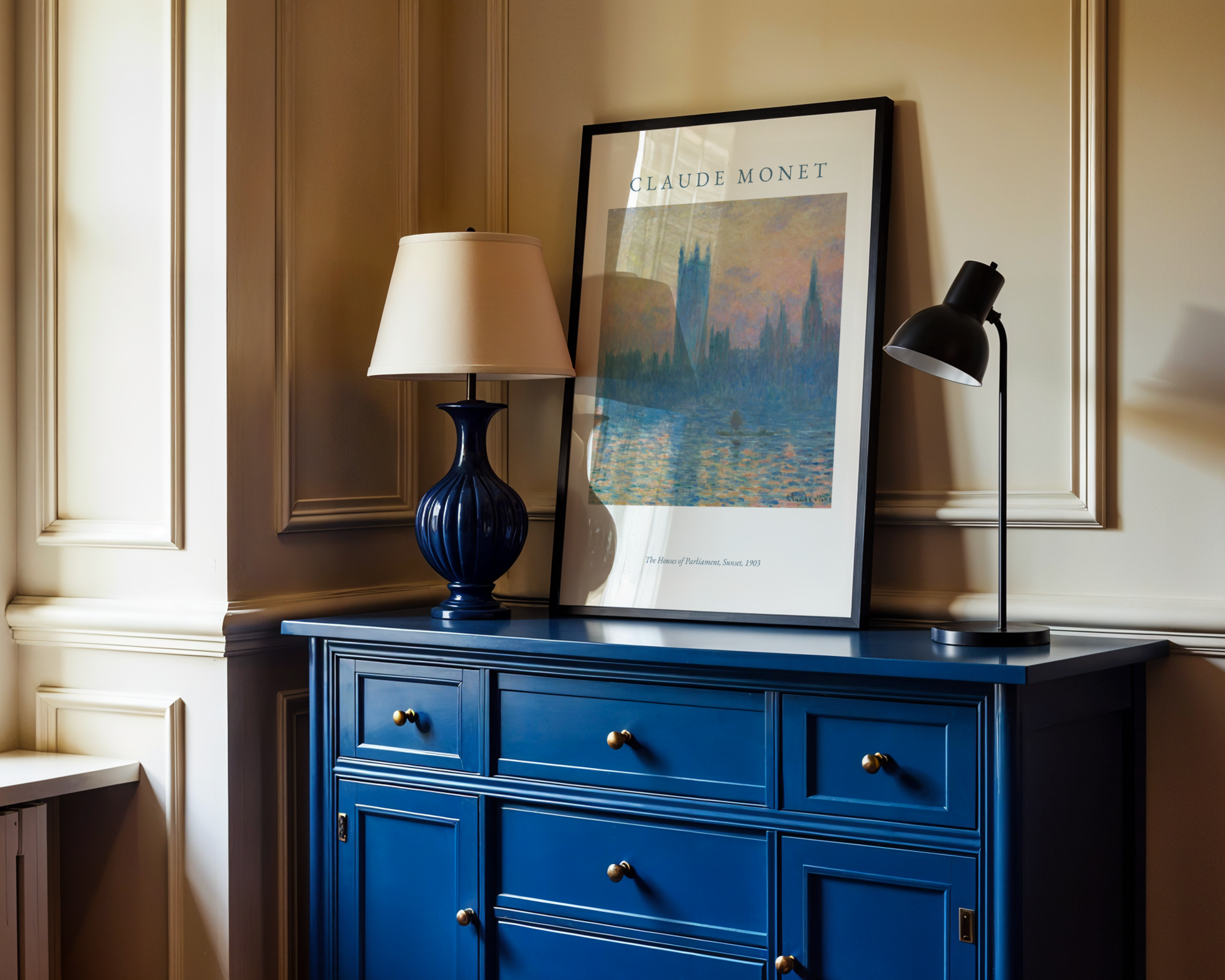 Claude Monet The House Of Parlament Poster