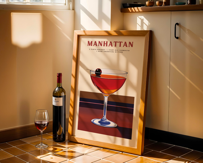 Manhattan No.2 Drink Poster