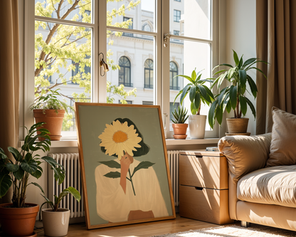 Hidden sunflower No.2 Poster