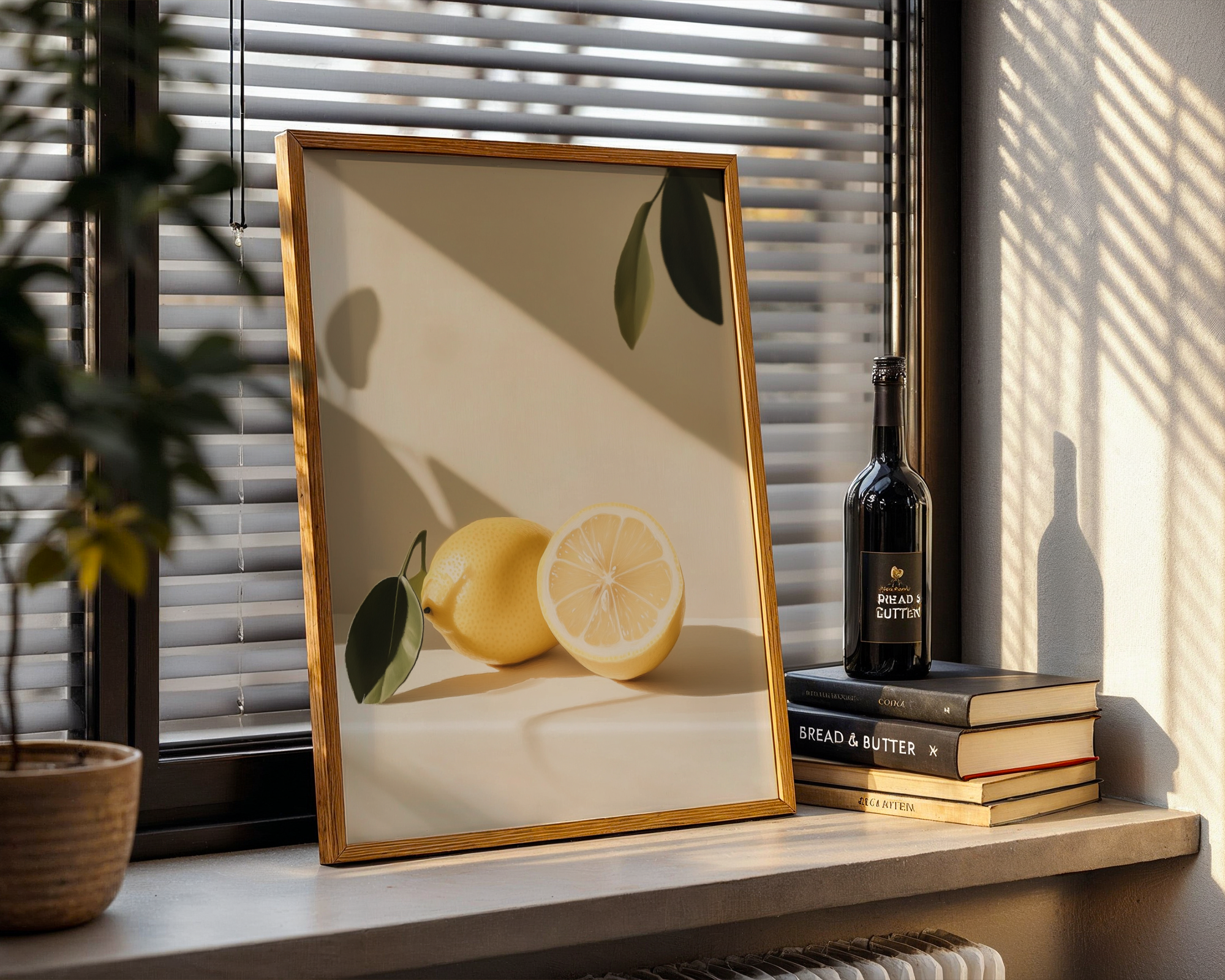 Golden Simplicity Poster