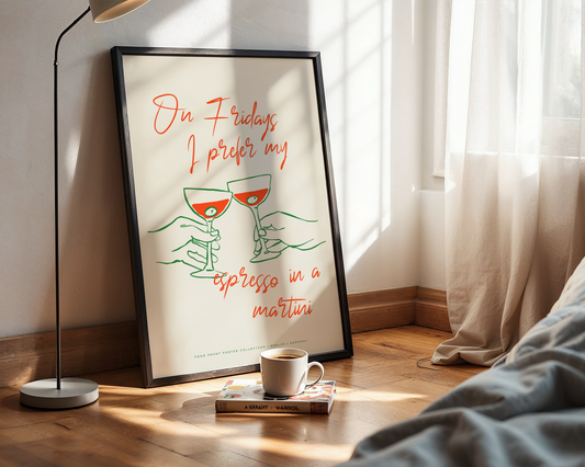 Friday Espresso Martini Poster