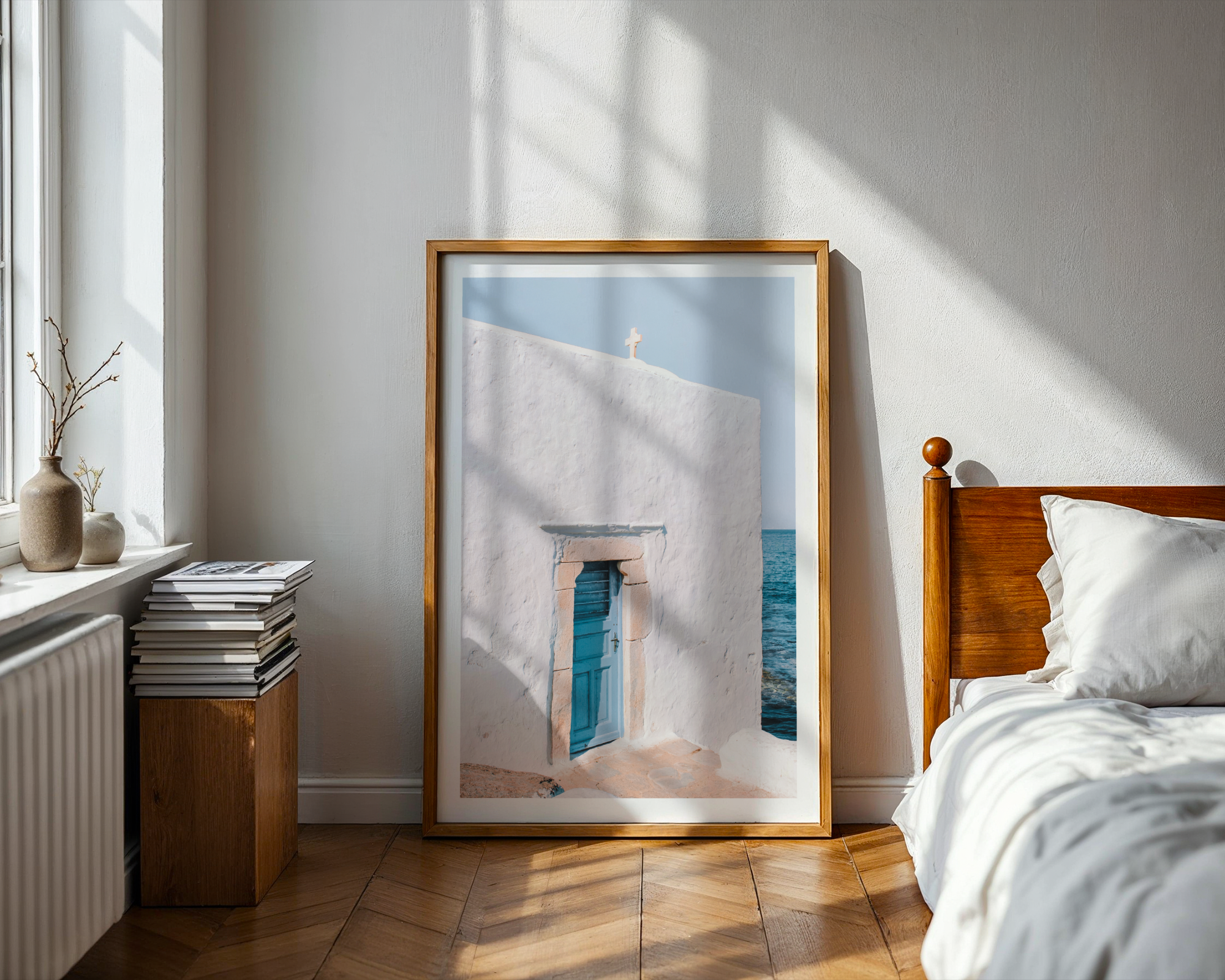 Coastal Chapel Serenity Poster