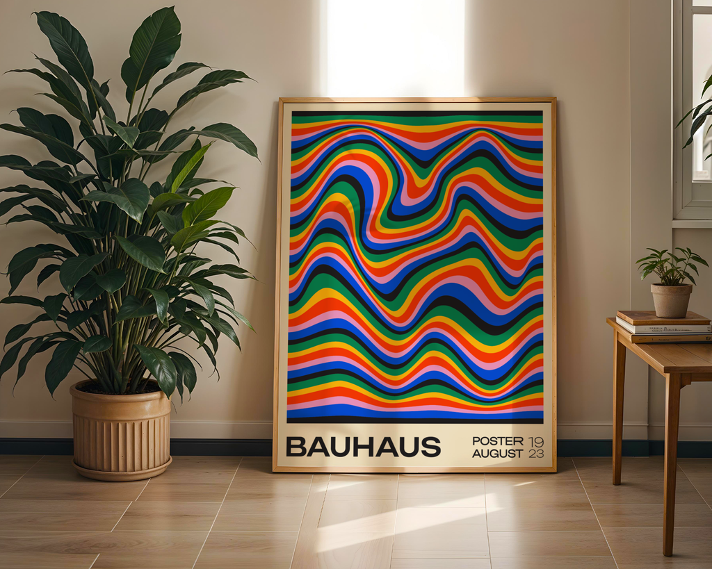 Bauhaus Waves Poster